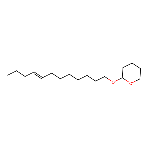 2H-Pyran, 2-[(8E)-8-dodecenyloxy]tetrahydro- structure