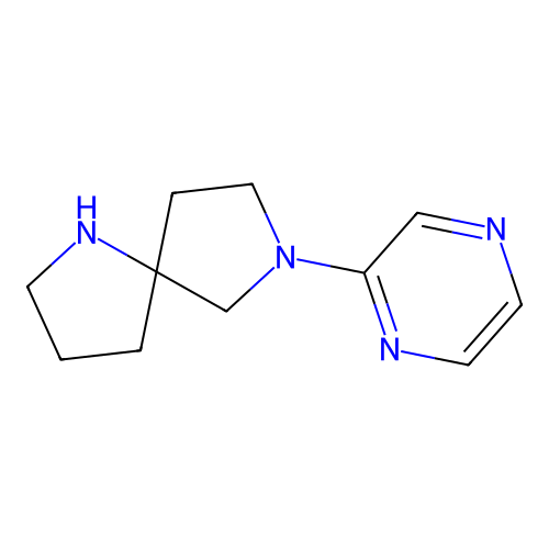 1,7-Diazaspiro[4.4]nonane, 7-pyrazinyl- structure