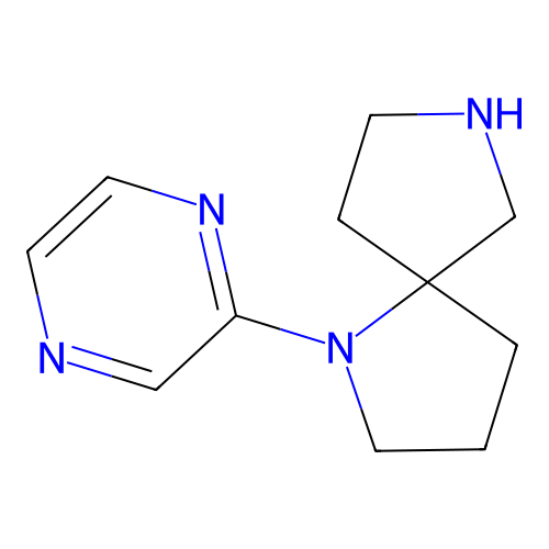 1,7-Diazaspiro[4.4]nonane, 1-pyrazinyl- structure