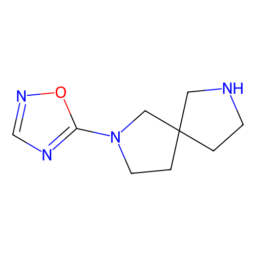 2,7-Diazaspiro[4.4]nonane, 2-(1,2,4-oxadiazol-5-yl)- structure
