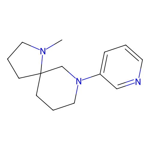 1,7-Diazaspiro[4.5]decane, 1-methyl-7-(3-pyridinyl)- structure