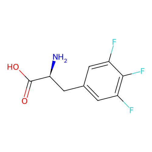 L-(3,4,5-Trifluorophenyl)-alanine structure