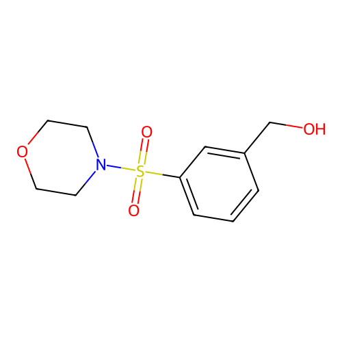 [3-(Morpholine-4-sulfonyl)phenyl]methanol structure