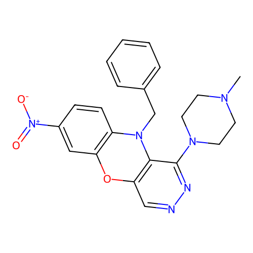c22H22N6O3.3/4H2O structure