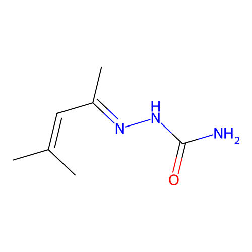 Hydrazinecarboxamide, 2-(1,3-dimethyl-3-butenylidene)- structure