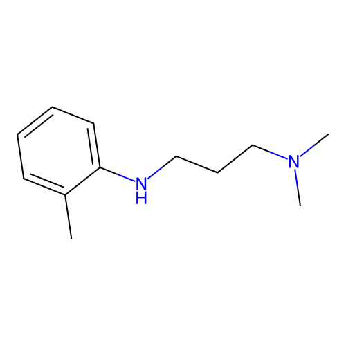 N',N'-dimethyl-N-(2-methylphenyl)propane-1,3-diamine structure