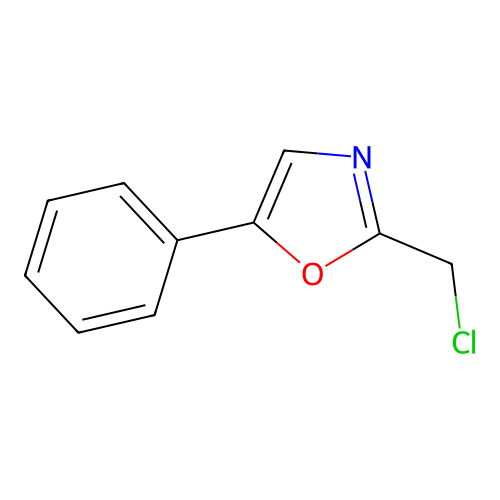 2-(Chloromethyl)-5-phenyl-1,3-oxazole structure