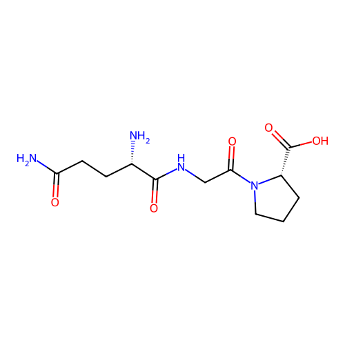 L-Proline, 1-(N-L-glutaminylglycyl)- structure