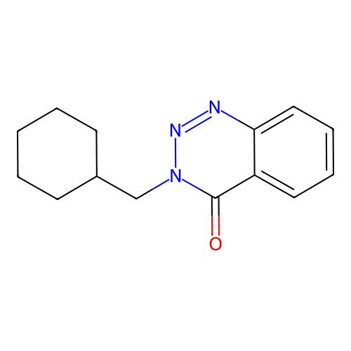 1,2,3-Benzotriazin-4(3H)-one, 3-(cyclohexylmethyl)- structure