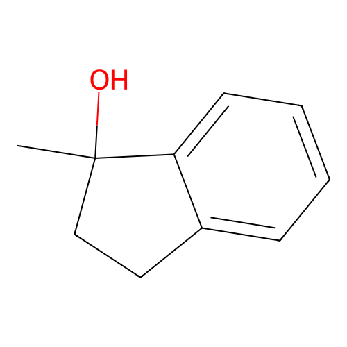 1-Methyl-2,3-dihydro-1H-inden-1-OL structure