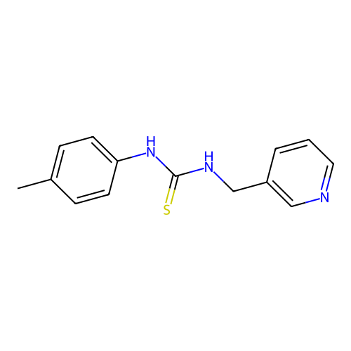 1-(4-Methylphenyl)-3-(pyridin-3-ylmethyl)thiourea structure