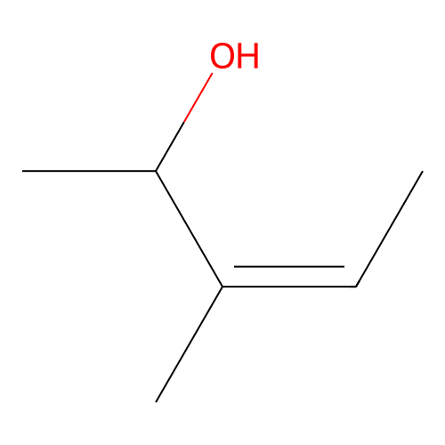 3-Methylpent-3-en-2-ol structure