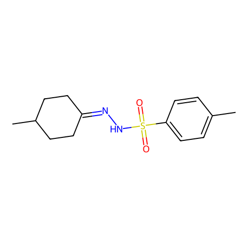 4-Methyl-N'-(4-methylcyclohexylidene)benzenesulfonohydrazide structure