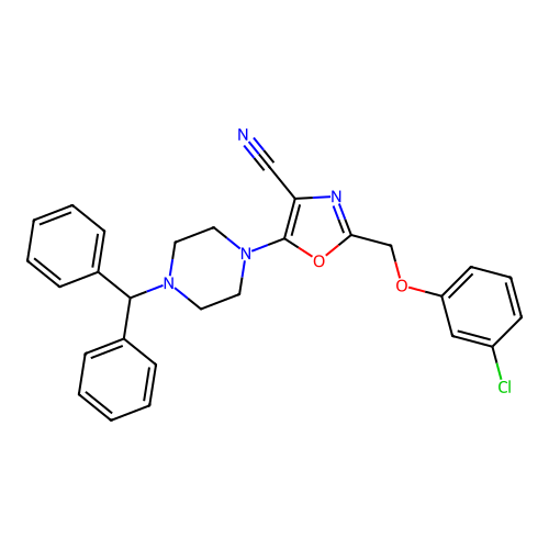 C28H25ClN4O2 structure