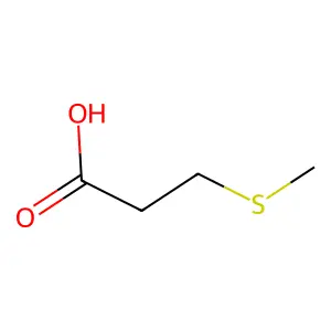 3-(甲硫基)丙酸 structure