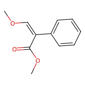 Methyl 3-methoxy-2-phenyl-2-propenoate structure