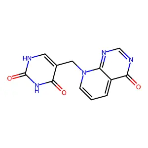 5-[(4-oxopyrido[2,3-d]pyrimidin-8-yl)methyl]-1H-pyrimidine-2,4-dione structure