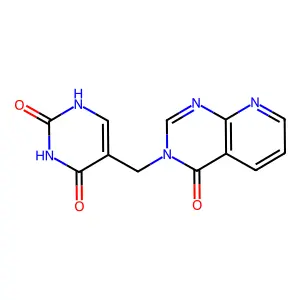 5-[(4-oxopyrido[2,3-d]pyrimidin-3-yl)methyl]-1H-pyrimidine-2,4-dione structure
