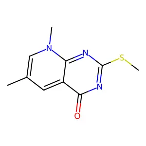 6,8-Dimethyl-2-(methylsulfanyl)pyrido[2,3-d]pyrimidin-4(8H)-one structure