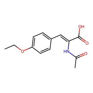 2-乙酰氨基-3-(4-乙氧基苯基)丙烯酸 structure
