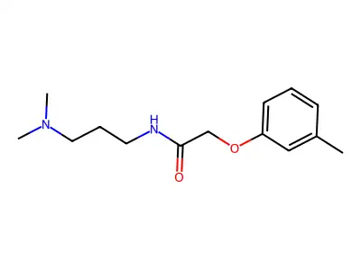 Acetamide, N-[3-(dimethylamino)propyl]-2-(3-methylphenoxy)- structure