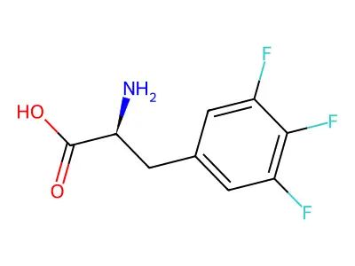 3,4,5-Trifluorophenylalanine structure