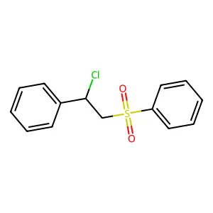 Benzene,[(2-chloro-2-phenylethyl)sulfonyl]- structure