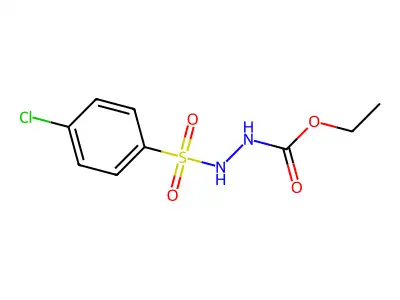 ethyl N-[(4-chlorophenyl)sulfonylamino]carbamate structure