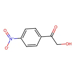 2-Hydroxy-1-(4-nitrophenyl)ethanone structure