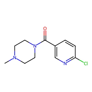1-(6-Chloropyridine-3-carbonyl)-4-methylpiperazine structure
