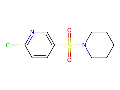 2-Chloro-5-(piperidine-1-sulfonyl)-pyridine structure