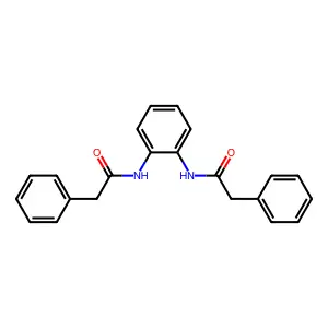 2-phenyl-N-{2-[(phenylacetyl)amino]phenyl}acetamide structure