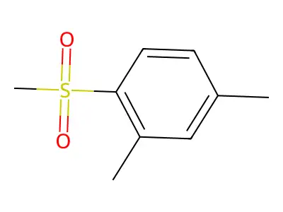 Bis[2,4-dimethylbenzyl]sulfone structure