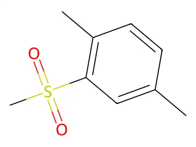 1,4-Dimethyl-2-methylsulfonylbenzene structure