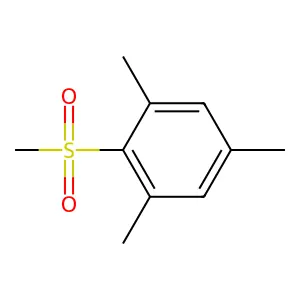 Benzene, 1,3,5-trimethyl-2-(methylsulfonyl)- structure