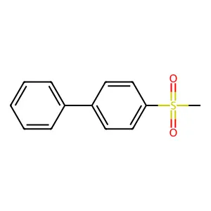 4-Methanesulfonyl-biphenyl structure