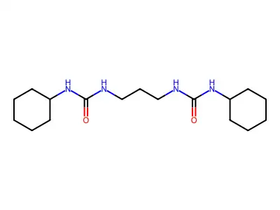 1-Cyclohexyl-3-[3-(cyclohexylcarbamoylamino)propyl]urea structure