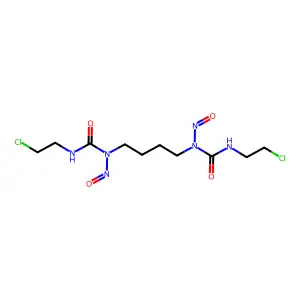 Urea, N,N''-1,4-butanediylbis(N'-(2-chloroethyl)-N-nitroso- structure