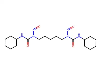 Urea, 1,1'-pentamethylenebis(3-cyclohexyl-1-nitroso- structure