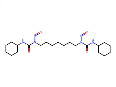 Urea, 1,1'-heptamethylenebis(3-cyclohexyl-1-nitroso- structure