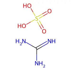 Guanidinium sulfate structure