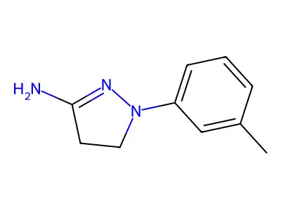 3-Amino-1-m-tolyl-2-pyrazoline structure