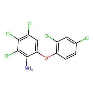 2,3,4-Trichloro-6-(2,4-dichlorophenoxy)aniline structure