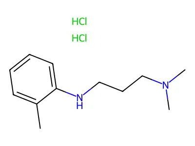 1,3-Propanediamine, N,N-dimethyl-N'-(2-methylphenyl)-, dihydrochloride structure