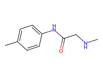 2-(methylamino)-N-(4-methylphenyl)acetamide structure