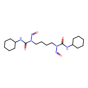 Urea, N,N''-1,4-butanediylbis(N'-cyclohexyl-N-nitroso- structure