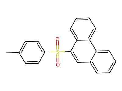 Phenanthrene, 9-[(4-methylphenyl)sulfonyl]- structure