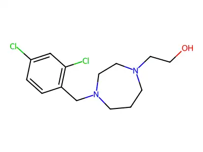 2-[4-(2,4-Dichlorobenzyl)-1,4-diazepan-1-yl]ethan-1-ol structure
