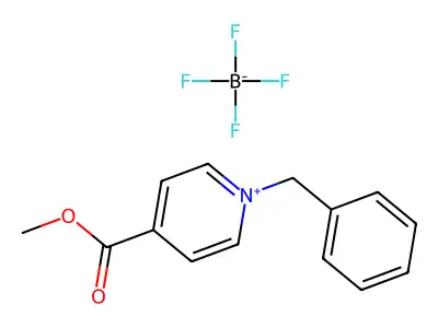 1-Benzyl-4-(methoxycarbonyl)pyridinium tetrafluoroborate structure