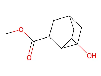 Methyl 6-hydroxybicyclo[2.2.2]octane-2-carboxylate structure